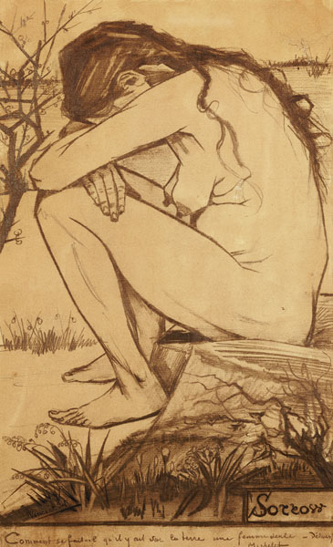 Sorrow, 1882 (pencil, pen and à Vincent van Gogh