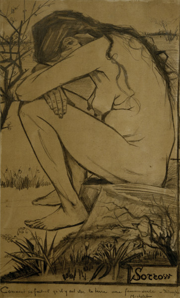 V.van Gogh, Sorrow / Drawing / 1882 à Vincent van Gogh