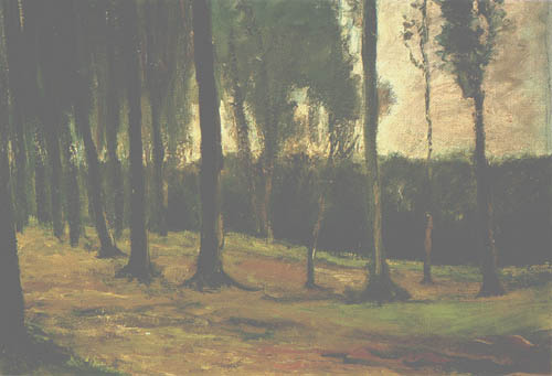 le bord de forêt à Vincent van Gogh