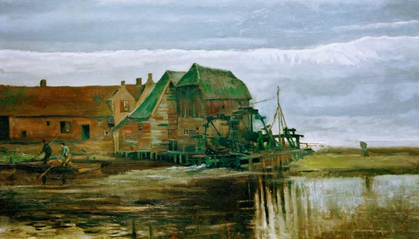Vincent van Gogh / Watermill at Gennep à Vincent van Gogh