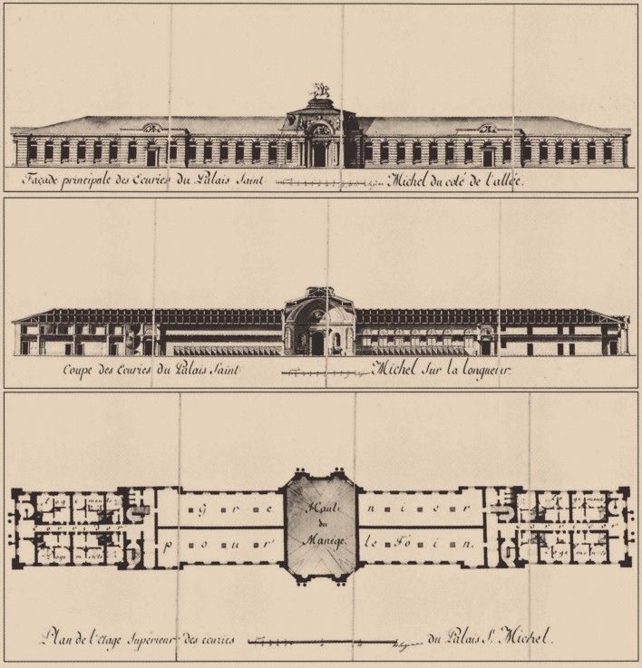 Saint Michael's Castle in Saint Petersburg à Vincenzo Brenna