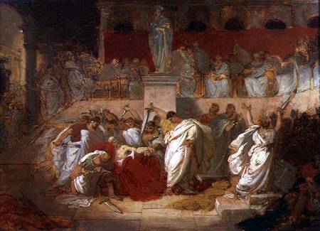 The Death of Caesar à Vincenzo Camuccini