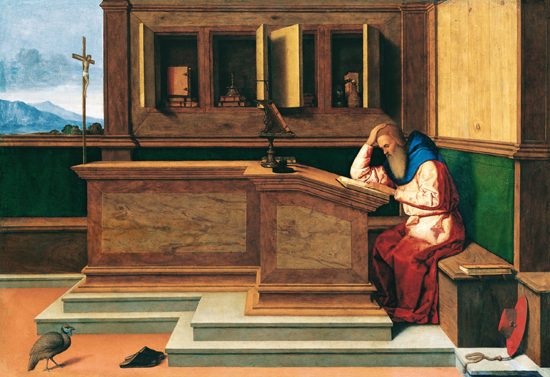 Saint Jerome in His Study à Vincenzo Catena