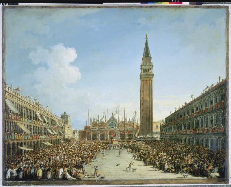 Train de célébration sur le Piazza San Marco à Venise à Vincenzo Chilone