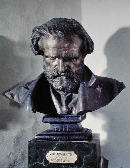 Bust of Guiseppe Verdi (1813-1901) à Vincenzo Gemito