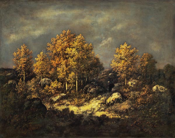 The Jean de Paris Heights in the Forest of Fontainebleau à Virgilio N. Diaz de la Pena