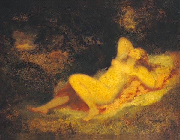 Sleeping Nymph à Virgilio N. Diaz de la Pena