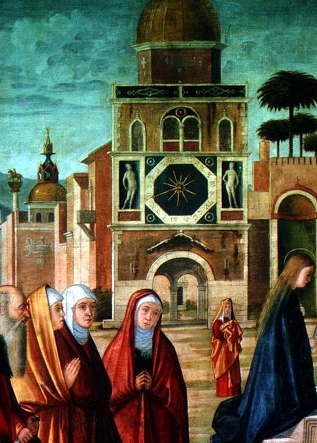 Presentation of Mary at the Temple (detail of Mary) à Vittore Carpaccio
