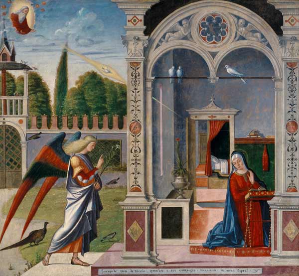 The Annunciation à Vittore Carpaccio
