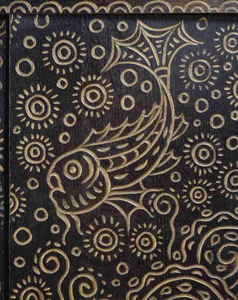 Decorative door of a sideboard à Vittorio Zecchin