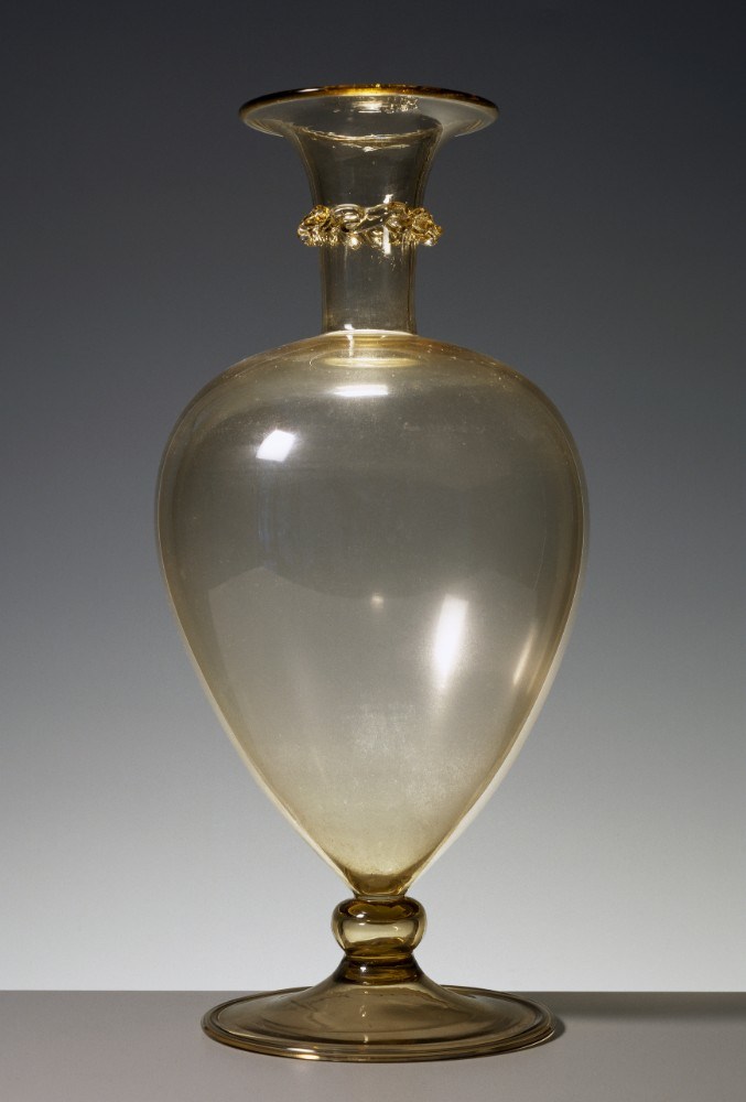 Veronese vase with lacework around the neck à Vittorio Zecchin