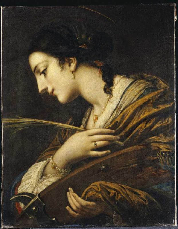 Die heilige Katharina von Alexandria. à Volterrano (Baldassare Franceschini)