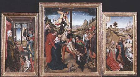 Descent from the Cross, and the Legend of the True Cross à Vranck van der Stock