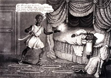 Tregears Black Jokes - Othello, engraved by Hunt à W. Summers
