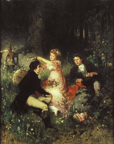 The Flower Garland à Waldemar Friedrich