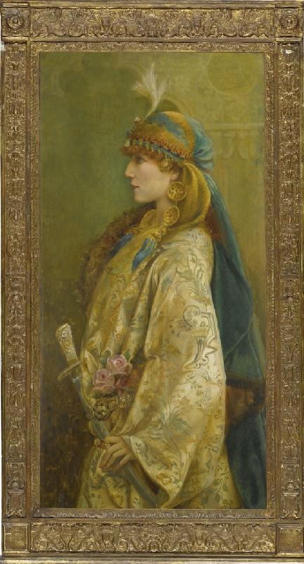 Portrait of Sarah Bernhardt as Roxanna in "Adrienne Lecouvreur" à Walford Graham Robertson