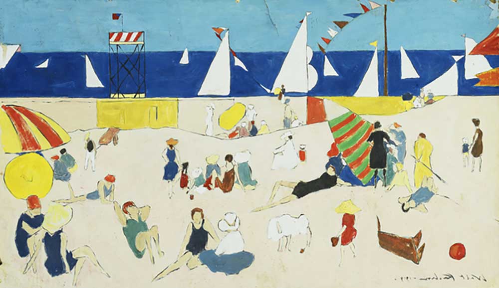 At the Beach, 1919 à Walt Kuhn