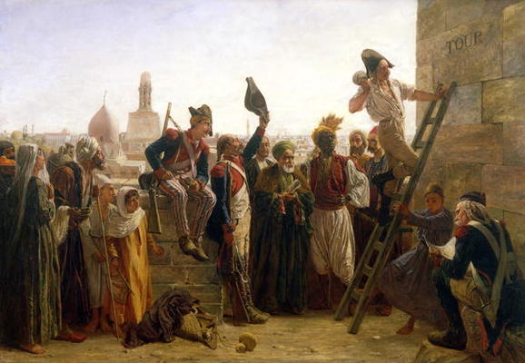 The French in Cairo in 1800, 1884 (oil on canvas) à Walter Charles Horsley