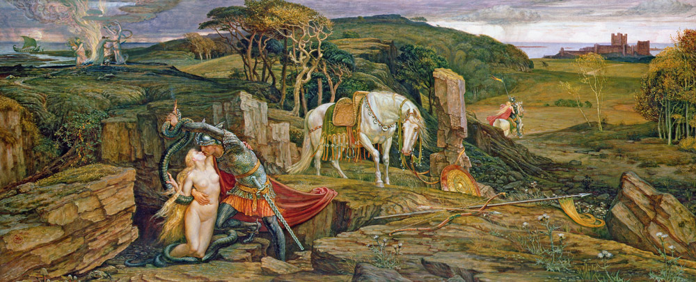 The Laidly Worm of Spindleston Heugh à Walter Crane