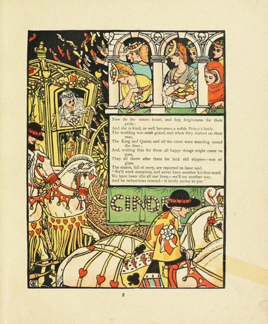 Illustration for Fairy Tale Cinderella à Walter Crane