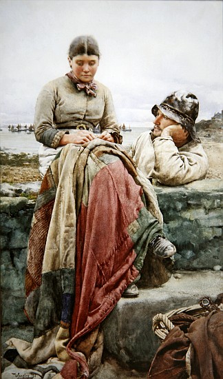Lover and his Lass à Walter Langley