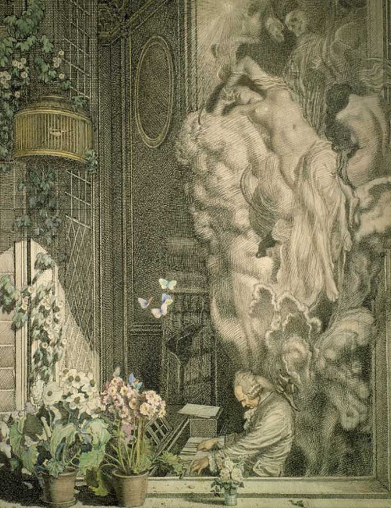 Allegory on the musical work of Haydn à Walter Sigmund Hampel