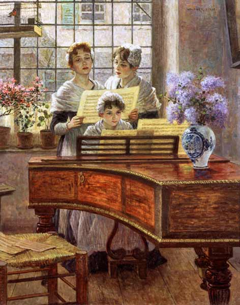 Around the Piano à Walther Firle