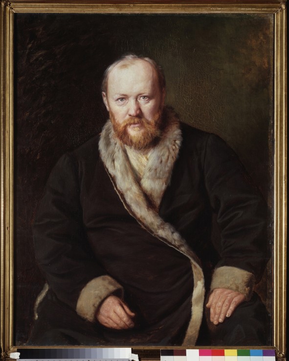 Portrait of the Dramatist Alexander N. Ostrovsky (1823-1886) à Wassili Perow
