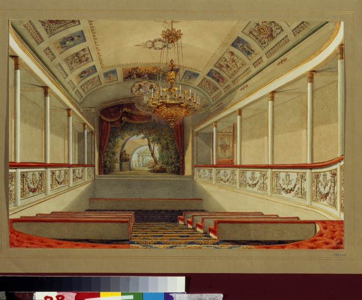 The Home theatre in the Yusupov Palace in St. Petersburg à Wassili Sadownikow