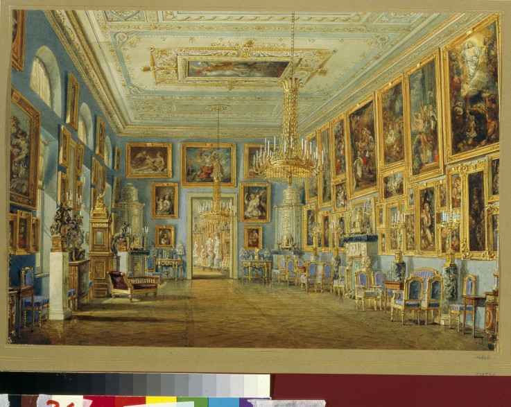 The Art Gallery in the Yusupov Palace in St. Petersburg à Wassili Sadownikow