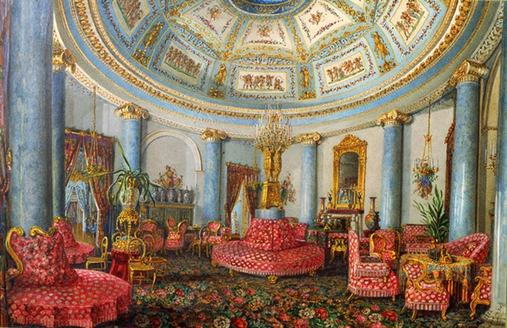The Rotunda in the Yusupov Palace in St. Petersburg à Wassili Sadownikow