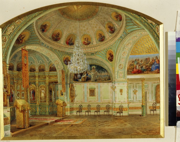 Interior of the House Church in the Yusupov Palace in St. Petersburg à Wassili Sadownikow