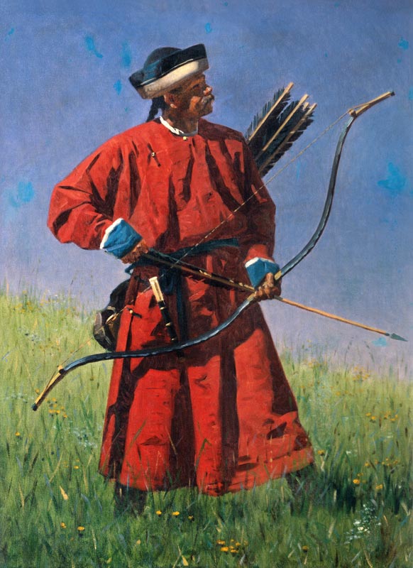 Bogenschütze aus Buchara (Sarbaz) à Wassili Werestschagin