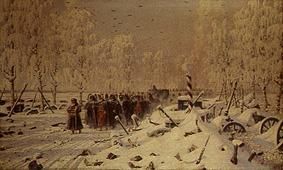 Retraite des troupes napoléoniennes de Russie. à Wassili Werestschagin