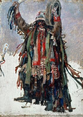 A Shaman, sketch for 'Yermak Conquers Siberia'