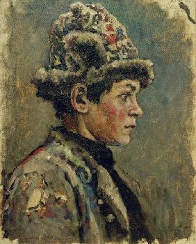 V.I.Surikov, Study of the Head of a Boy