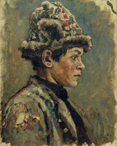 V.I.Surikov, Study of the Head of a Boy à Wassilij Iwanowitsch Surikow
