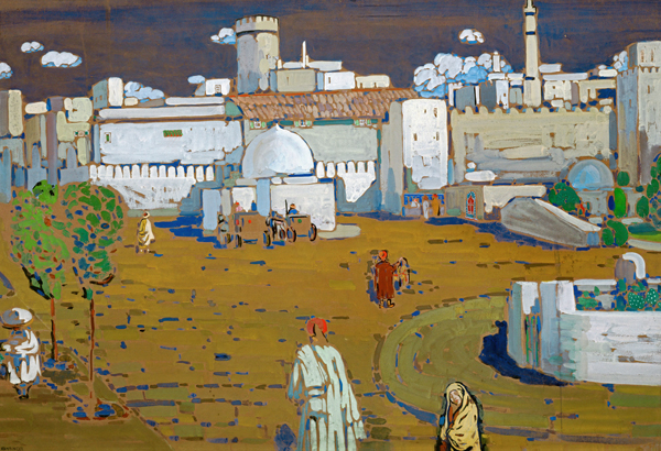 An Arab Town à Vassily Kandinsky