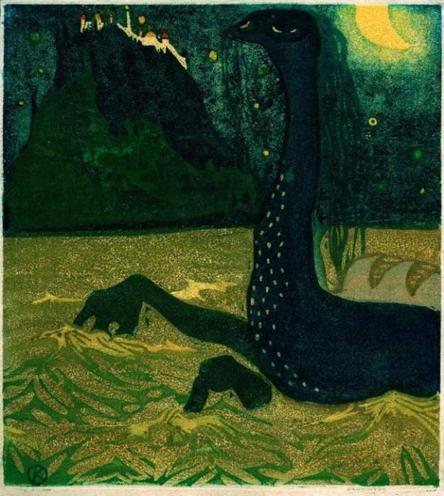 Moonlit Night à Vassily Kandinsky