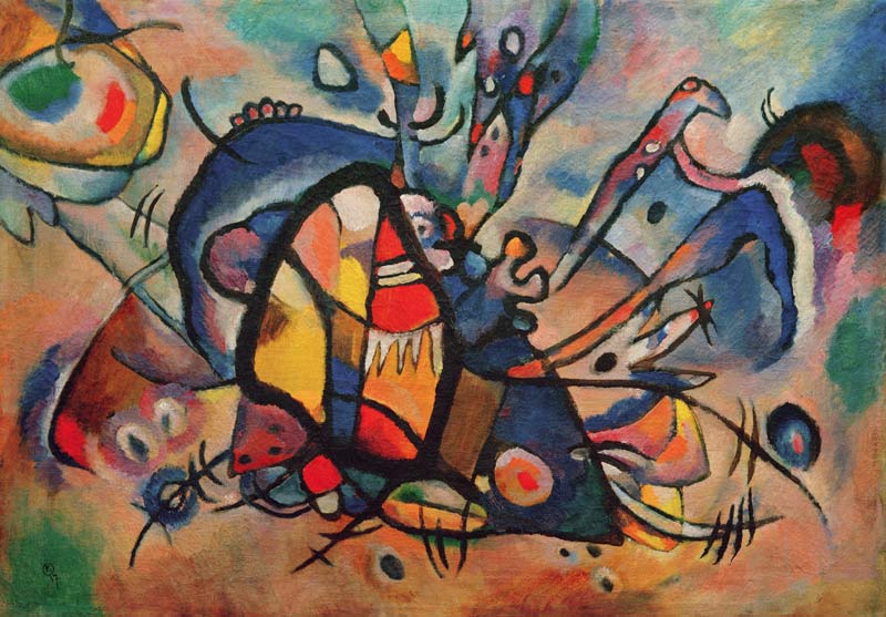 Abstract Cmposition à Vassily Kandinsky