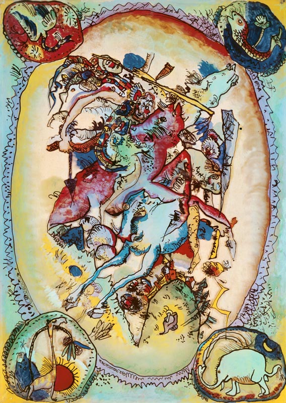 Apocalyptic rider II. à Vassily Kandinsky