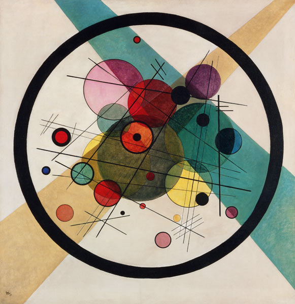 Cercles dans un cercle à Vassily Kandinsky
