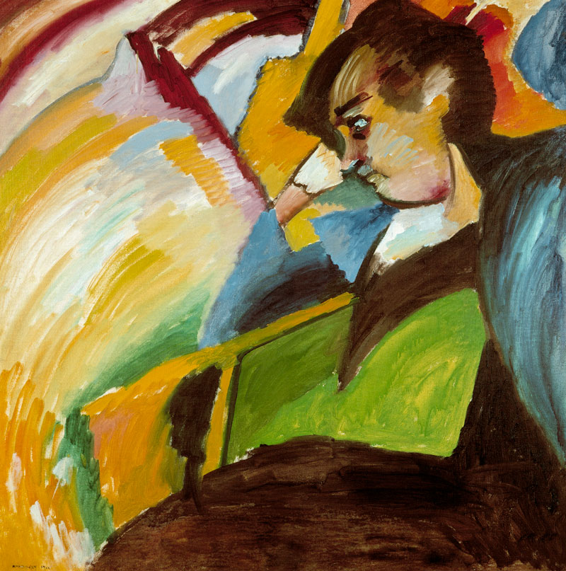 Portrait G. Münter à Vassily Kandinsky