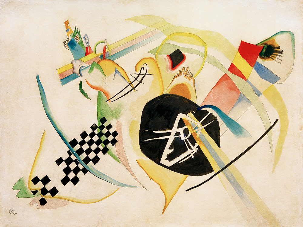 Sketch on White à Vassily Kandinsky