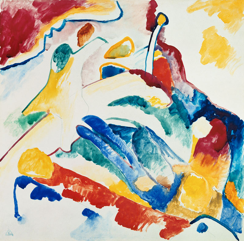 Outline to composition of II. à Vassily Kandinsky