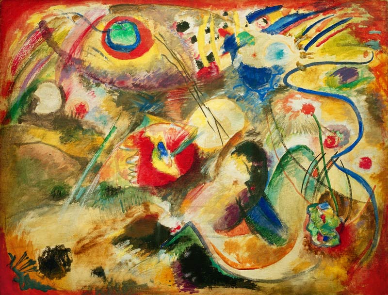 Untitled Picture (Deluge) à Vassily Kandinsky