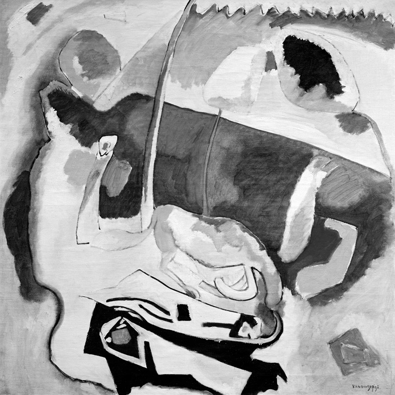 Improvisation 21 (with Yellow Horse) à Vassily Kandinsky