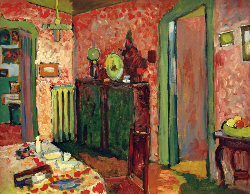 Interior (My Dining Room) à Vassily Kandinsky