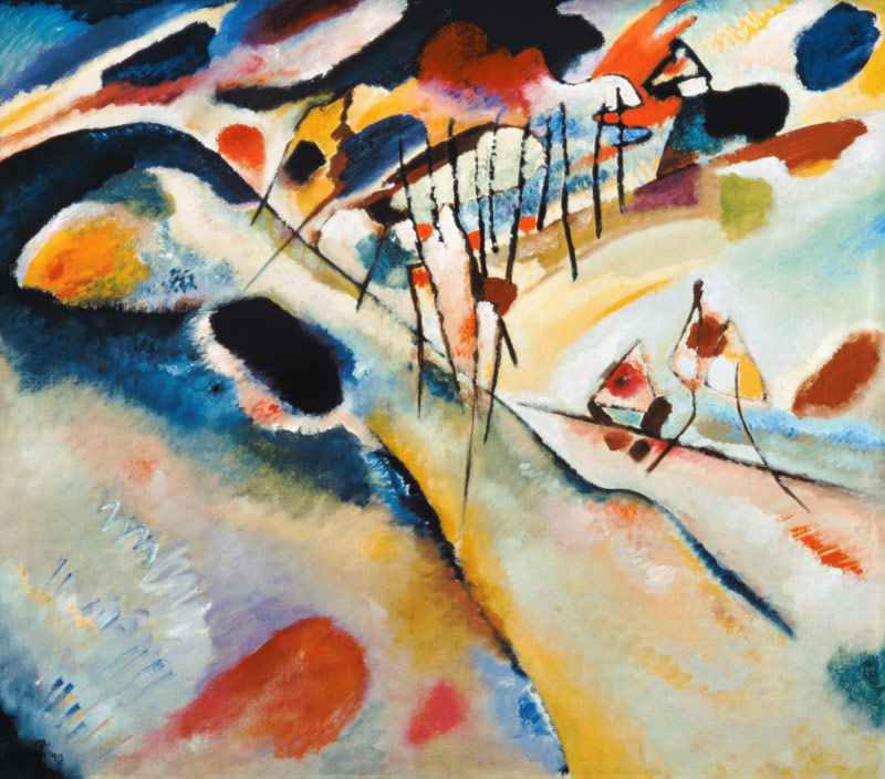Landschaft à Vassily Kandinsky