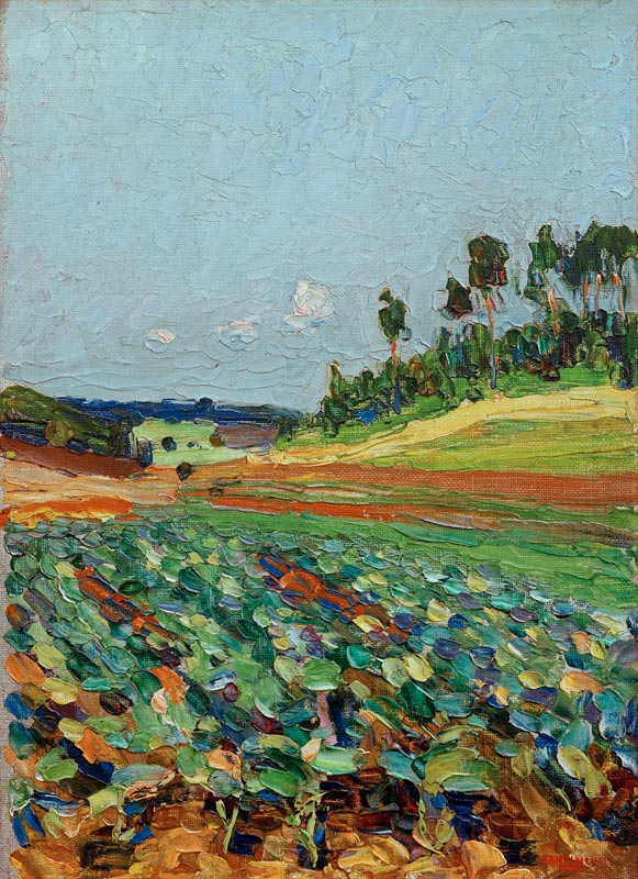 Landschaft bei Regensburg à Vassily Kandinsky
